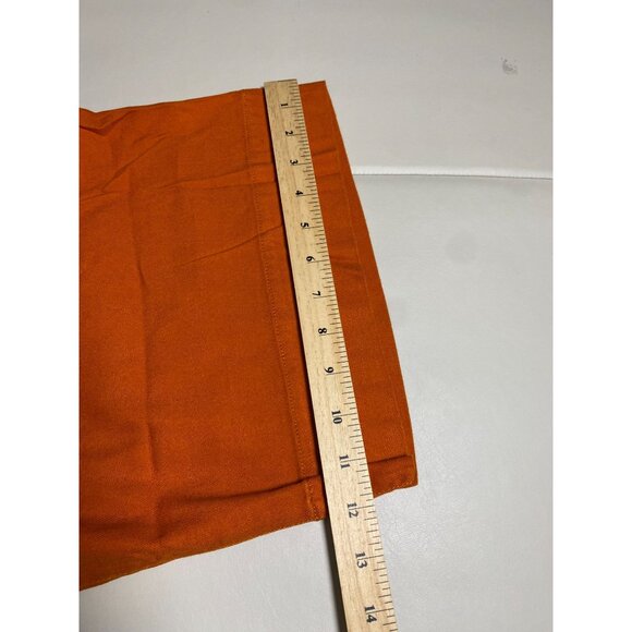 Anthropologie Orange Wide Leg Pants - Picture 6 of 16